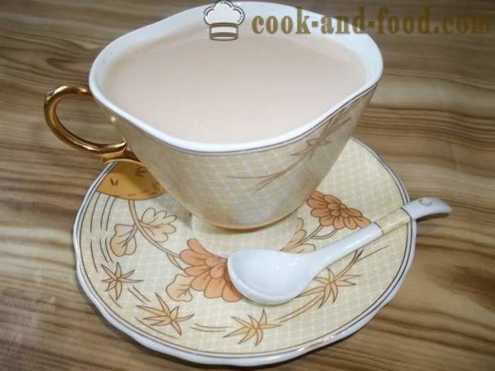Masala chá clássico com leite e especiarias - como fazer chá, chai com leite, um passo a passo fotos de receitas