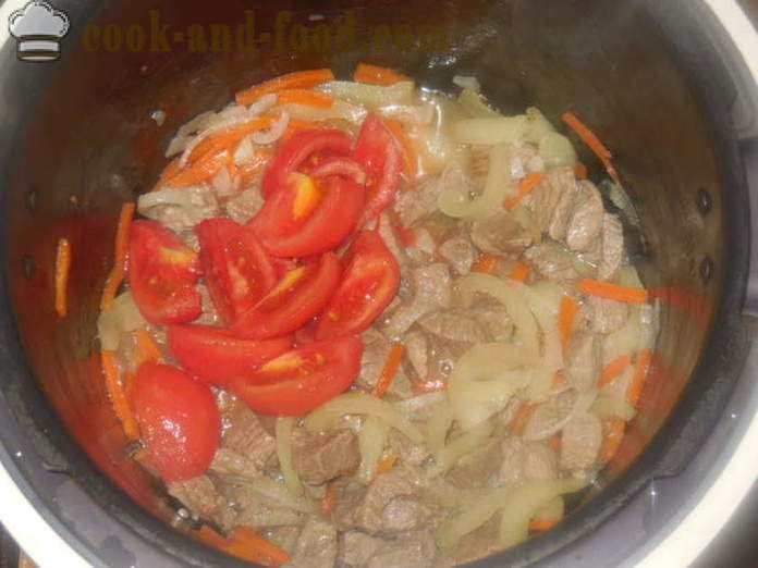 Bulgur mingau de trigo com carne e legumes - como cozinhar bulgur em multivarka, passo a passo fotos de receitas