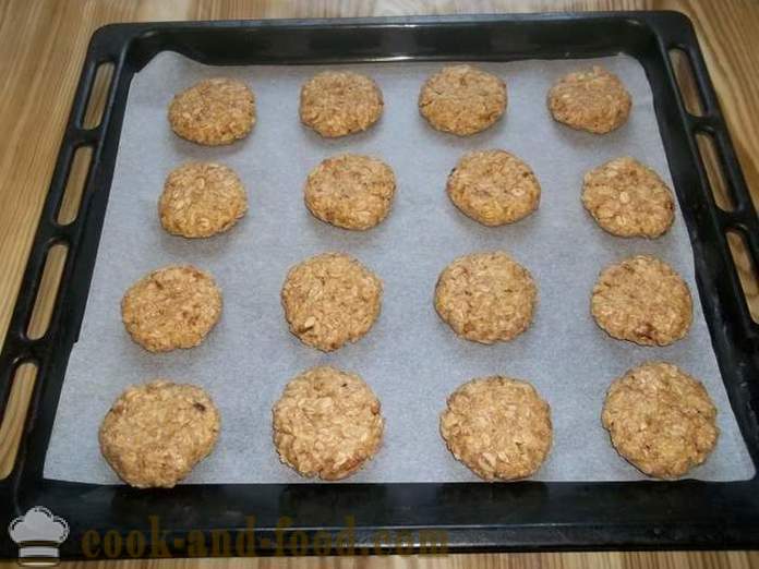 Homemade biscoitos de aveia aveia - como cozinhar biscoitos de aveia em casa, fotos passo a passo receita