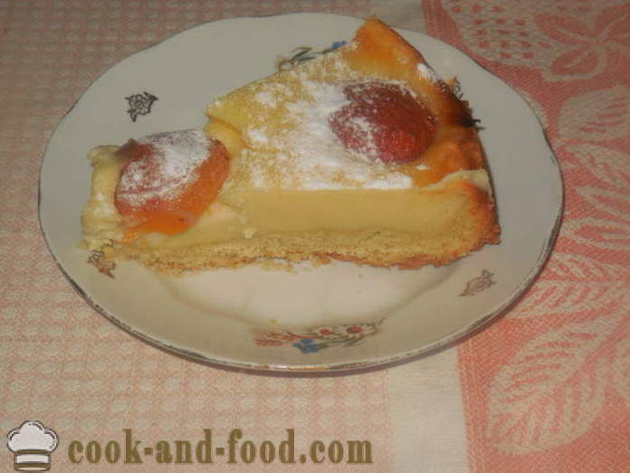 Cheesecake caseiro com creme de queijo no forno - como fazer um bolo de queijo em casa, passo a passo fotos de receitas