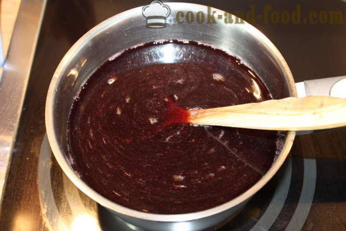 Areia Cherry Pie - como fazer um bolo com uma cereja no forno, com um passo a passo fotos de receitas