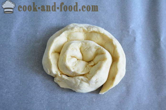 Cherry pie-caracol em kefir - como cozinhar um bolo com a cereja-caracol, um passo a passo fotos de receitas
