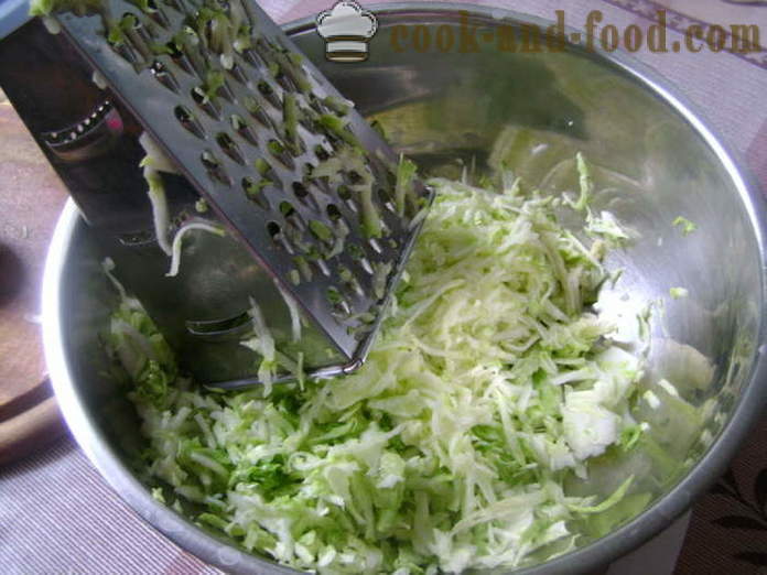 Costeletas de vegetais de jovem couve e abobrinha - como cozinhar costeletas de jovem couve e abobrinha, com um passo a passo fotos de receitas