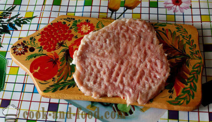 Costeletas de porco com queijo massa - como cozinhar costeletas de porco em uma frigideira, um passo a passo fotos de receitas
