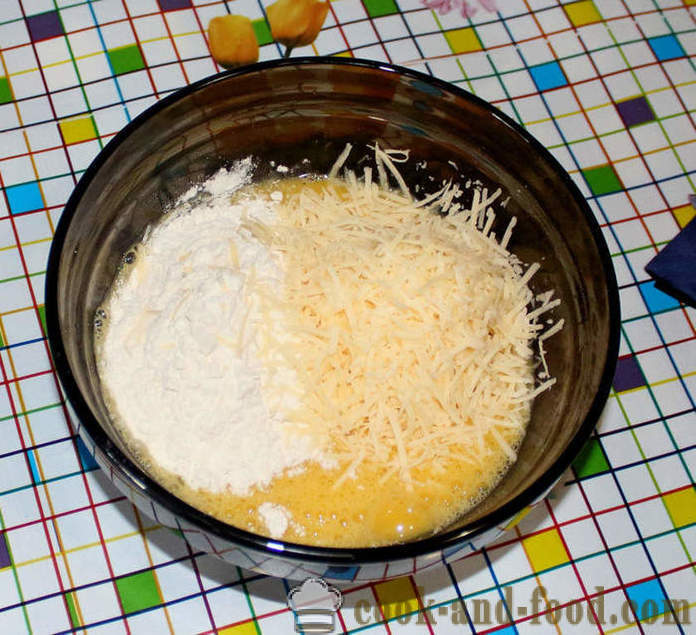 Batter cheesecake simples para o peixe, costeletas, frango, couve-flor ou abobrinha - como fazer queijo massa, com um passo a passo fotos de receitas