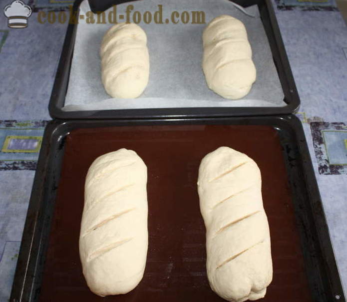 Naco cortado no forno - como cozer pão em fatias no forno em casa, passo a passo fotos de receitas