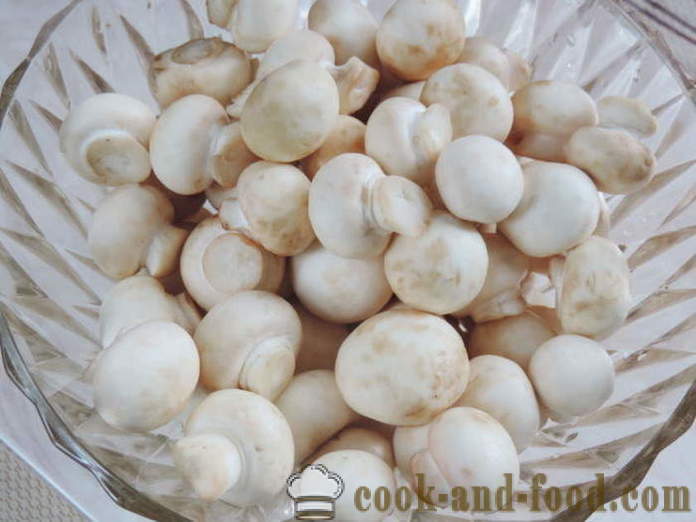Cogumelos marinados rapidamente - como cozinhar cogumelos marinados em casa, fotos passo a passo receita