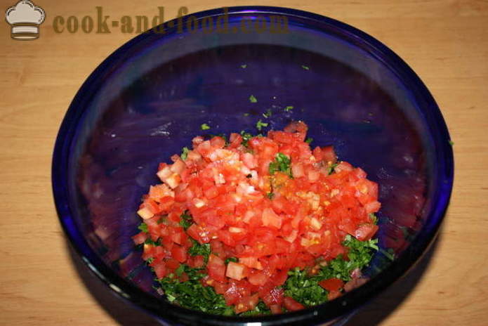 Salada Tabula com cuscuz - como preparar um tabule salada, um passo a passo fotos de receitas
