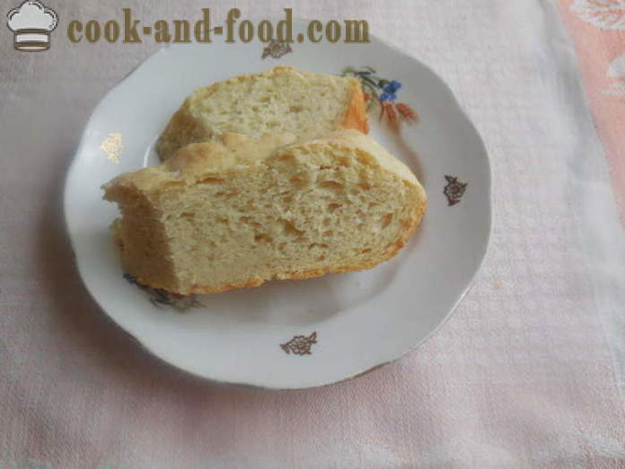 Pão caseiro com purê de batatas - Como cozinhar batata pão em casa, fotos passo a passo receita