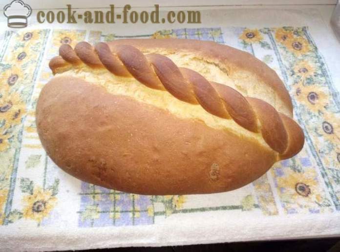 Pão de trigo caseiro no forno