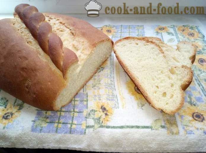 Pão de trigo caseiro no forno