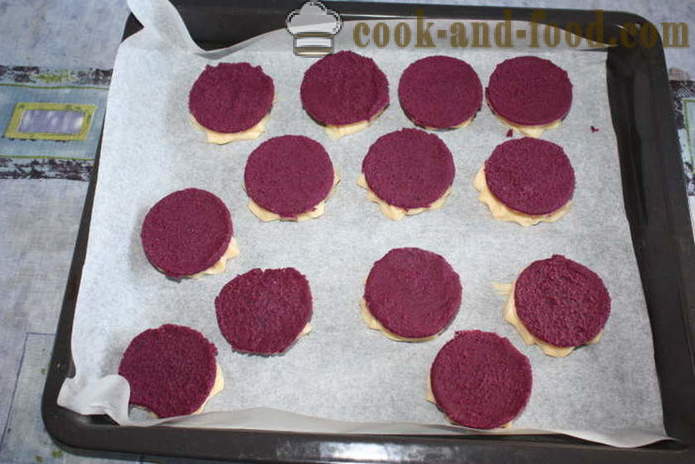 Bolos de creme Shu com krakelinom violeta - como cozinhar uma Shu bolo na casa, a receita clássica com uma foto