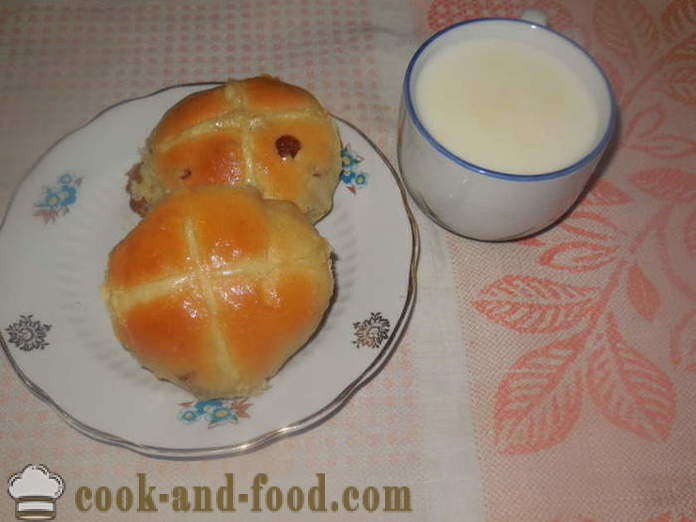 Pães simples e bonita para a Páscoa - como cozer o pão de Páscoa, um passo a passo fotos de receitas