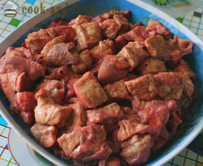 Pulmões de porco cozido com ervas - como cozinhar pulmões de porco corretamente, fotos passo a passo receita