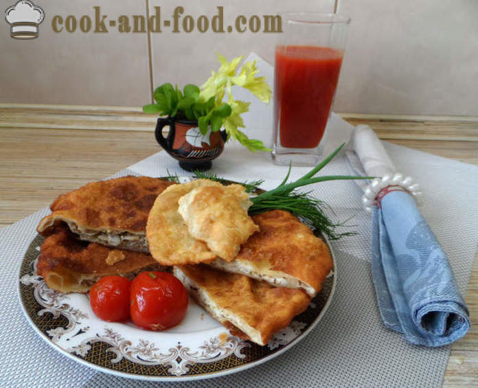 Pastéis com carne e queijo em grego - como fazer pastéis em casa, fotos passo a passo receita