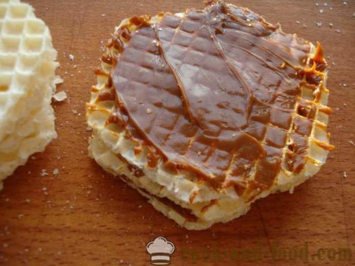 Bolos caseiros de bolachas com leite condensado e figos - como fazer waffles com leite condensado sem cozimento, fotos passo a passo receita