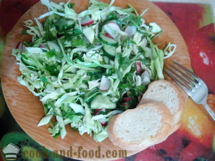 O mais deliciosa salada com rúcula e vegetais - como preparar uma salada de rúcula, um passo a passo fotos de receitas