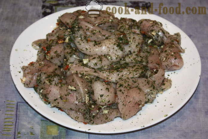 Delicioso rolo de frango no forno - como fazer um rolo de carne de frango em casa, passo a passo fotos de receitas