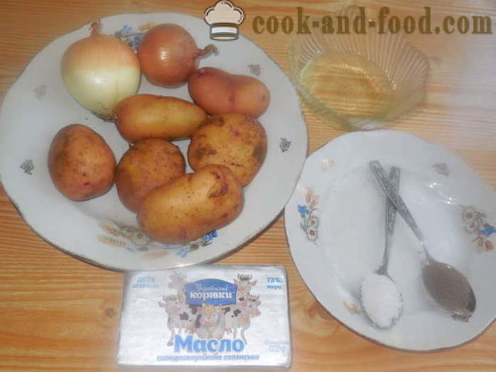 Bolinhos de massa sem carne com batatas e cebolas cruas - como cozinhar bolinhos com batatas cruas, um passo a passo fotos de receitas