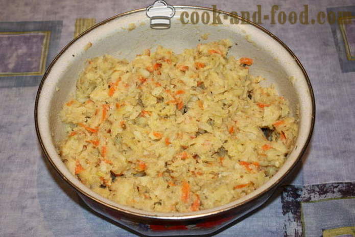 Rissóis da batata com cebola e cenoura - como cozinhar uma batata rissóis de batata cozida, com um passo a passo fotos de receitas