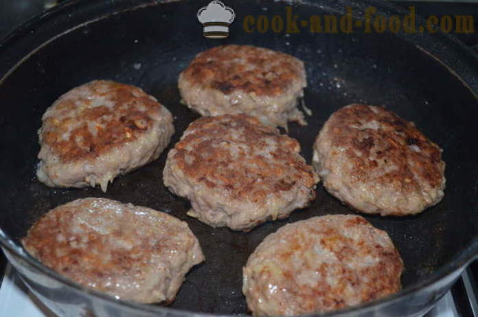 Costeletas de carne de frango picada com aveia - como cozinhar costeletas de frango com flocos de aveia, um passo a passo fotos de receitas
