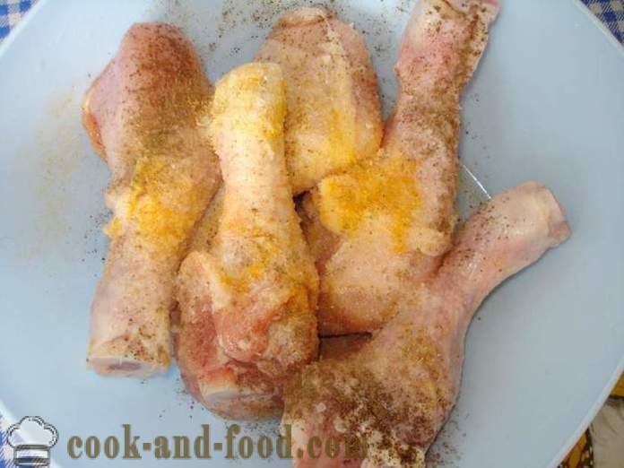 Pernas cozido de frango em multivarka - como assar os pés de galinha em multivarka, passo a passo fotos de receitas
