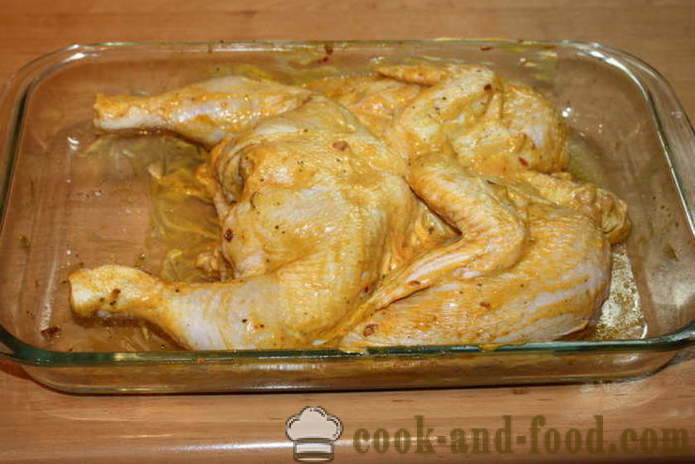 Frango assado no forno - como um delicioso frango assado no forno, com um passo a passo fotos de receitas
