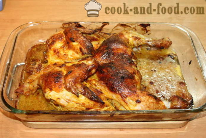 Frango assado no forno - como um delicioso frango assado no forno, com um passo a passo fotos de receitas