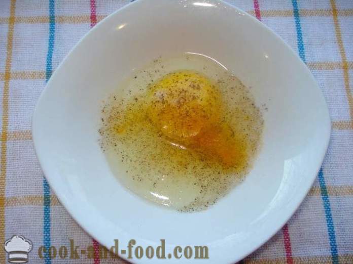 Massa de ovos clássico para fritar bifes ou peixe - como cozinhar a massa em casa, passo a passo fotos de receitas