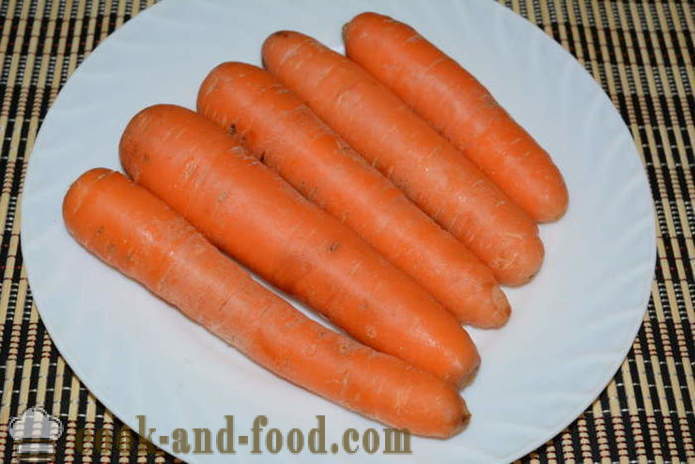 Como cozinhar salada de cenoura e salada russa - como cozinhar as cenouras em uma panela, com um passo a passo fotos de receitas