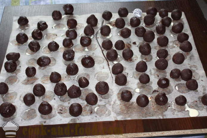 Trufas de chocolate caseiro - como fazer trufas doces em casa, passo a passo fotos de receitas