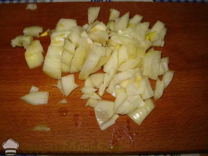 Batatas fritadas com cebolas - Como cozinhar batatas fritas com cebolas em uma frigideira, um passo a passo fotos de receitas