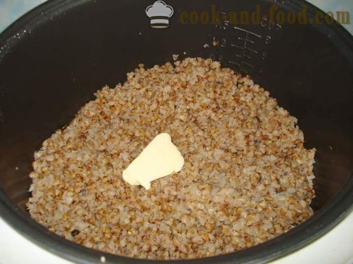 Trigo mourisco deliciosa no multivarka - como cozinhar trigo mourisco no multivarka na água, com um passo a passo fotos de receitas