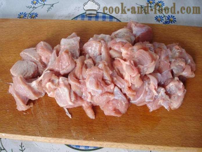 Goulash de carne em uma panela - como cozinhar um delicioso goulash de carne, um passo a passo fotos de receitas
