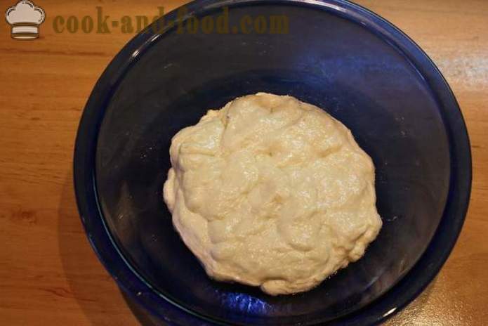Pão focaccia italiana com recheio de gengibre em sal - como cozinhar pão focaccia italiano em casa, passo a passo fotos de receitas