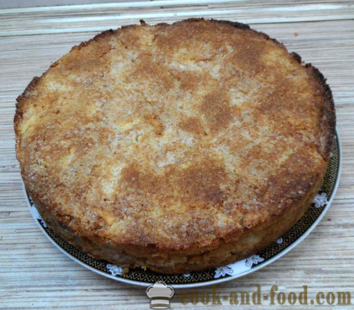 Mais fácil torta de maçã - como fazer uma torta de maçã no forno, com um passo a passo fotos de receitas