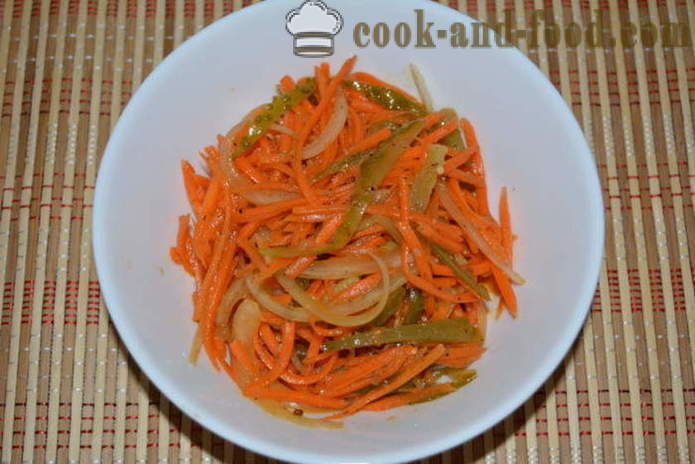 Um simples salada com cenoura coreano e pepino - como cozinhar salada coreana de cenouras e pepinos, com um passo a passo fotos de receitas