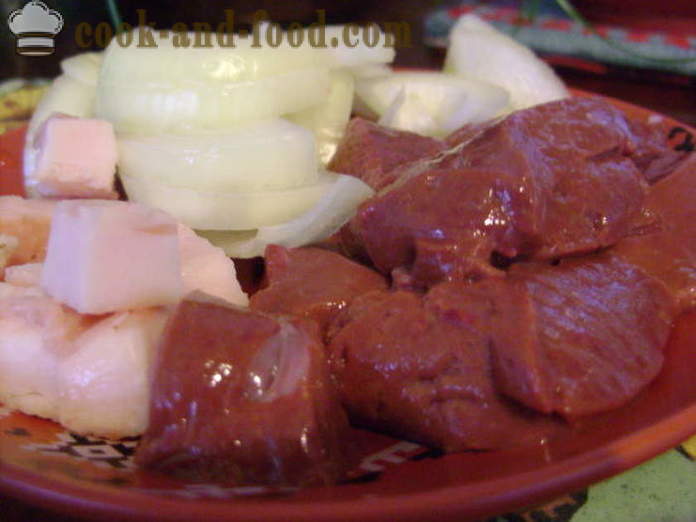 Fígado com batatas em uma panela - como cozinhar fígado bovino com batatas, um passo a passo fotos de receitas