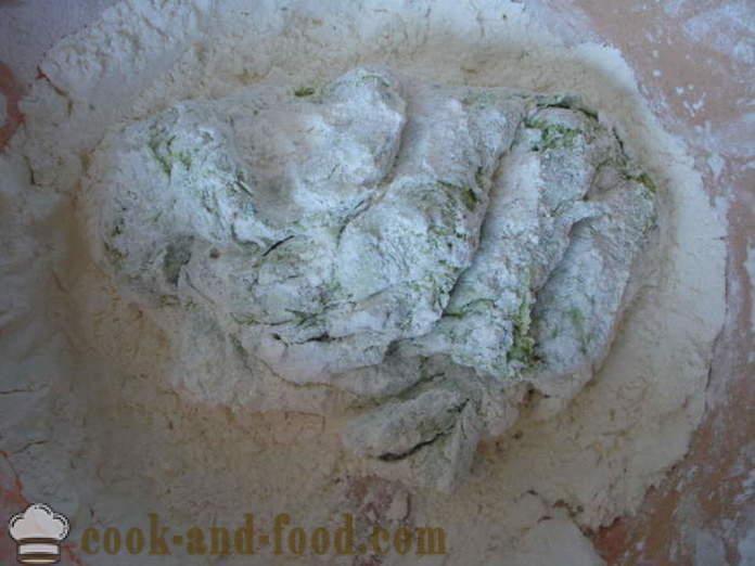 Massa de pão para bolinhos cozidos no vapor no iogurte e espinafre - Como preparar a massa para bolinhos cozidos no vapor, com um passo a passo fotos de receitas