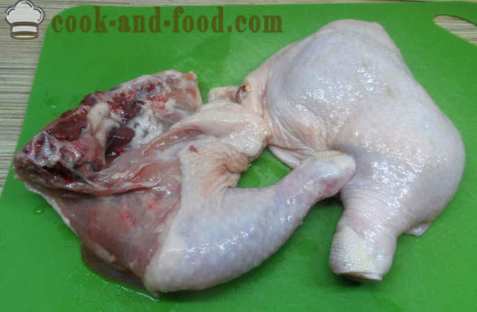 Pernas de frango recheado - como cozinhar os pés de galinha de pelúcia, fotos passo a passo receita