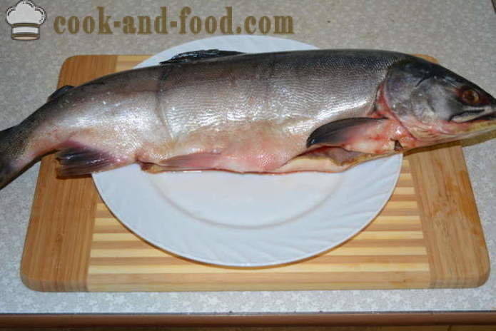 Rosa salmão salgado como o salmão do Atlântico - tanto rosa salmão delicioso picles em casa, passo a passo fotos de receitas