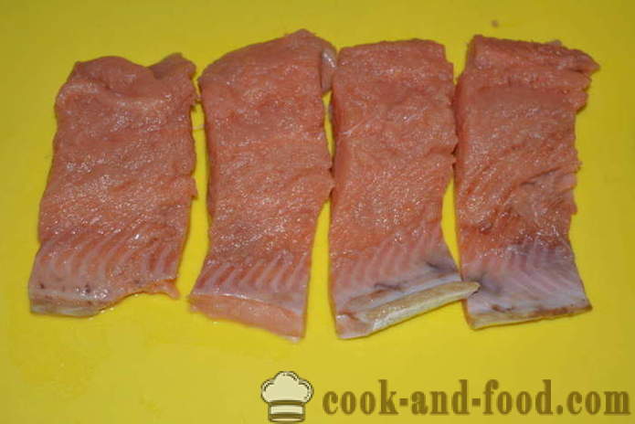 Como cortar rosa filé de salmão - como separar o salmão rosa dos ossos, um passo a passo fotos de receitas