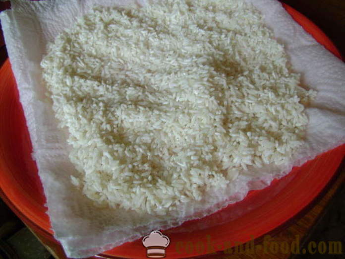 Arroz cozido com açafrão - como cozinhar arroz com açafrão, um passo a passo fotos de receitas
