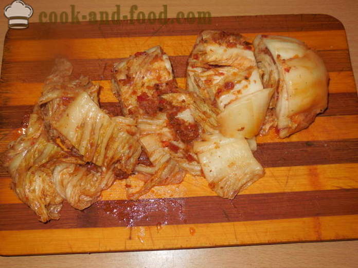 Kimchi repolho chinês em coreano - como fazer kimchi em casa, passo a passo fotos de receitas