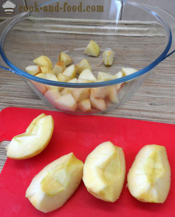 Mousse de maçã com gelatina - como fazer compota de maçã em casa, passo a passo fotos de receitas