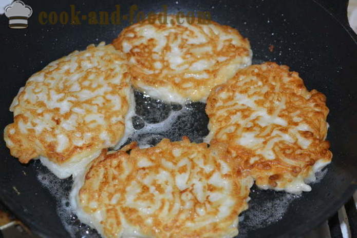 Breve mama fritos macarrão - como cozinhar macarrão panquecas, fotos passo a passo receita
