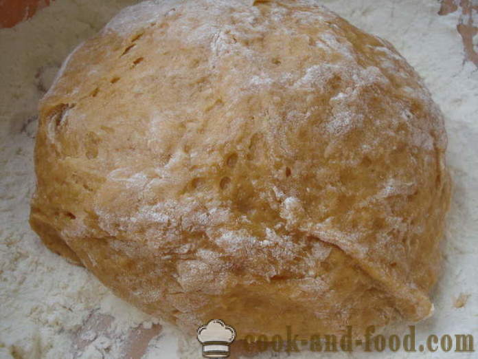 Massa de pão de gengibre-mel para a casa de gengibre e gengibre - como fazer a massa para o pão de gengibre, passo a passo fotos de receitas