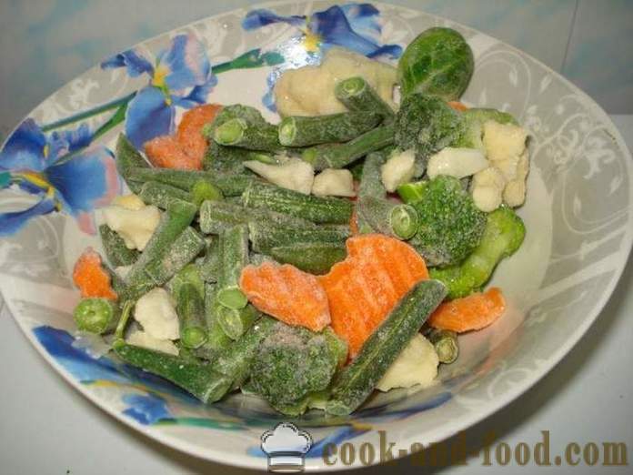 Arroz com legumes em multivarka - como cozinhar arroz com legumes em multivarka, passo a passo fotos de receitas