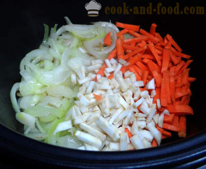 Risotto com legumes em multivarka congelados e secos - como cozinhar risoto em multivarka em casa, fotos passo a passo receita