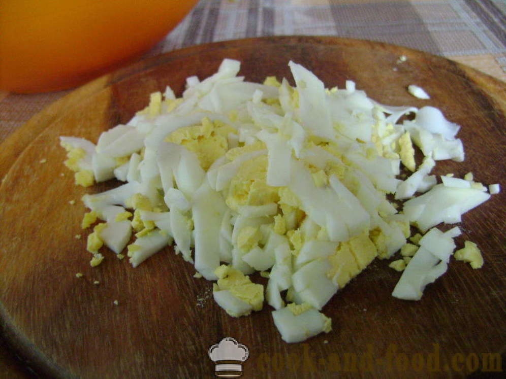 Tartlet com lula - como cozinhar deliciosas tortinhas recheadas com lulas, um passo a passo fotos de receitas